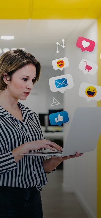 AI Driven Digital Marketing Background