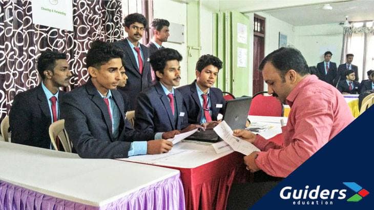 Trade show conducted by guiders logistics students at Guiders Ernakulam