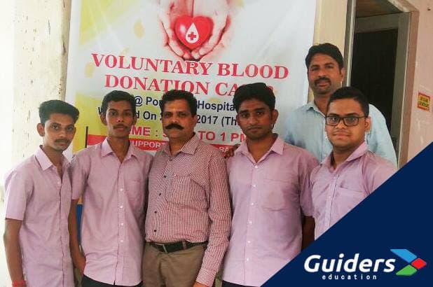 Students of Guiders Cochin @ Blood donation camp